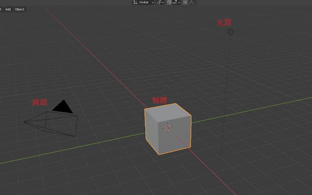 Blender 2.92 物體的基本操作- 不及格研究室